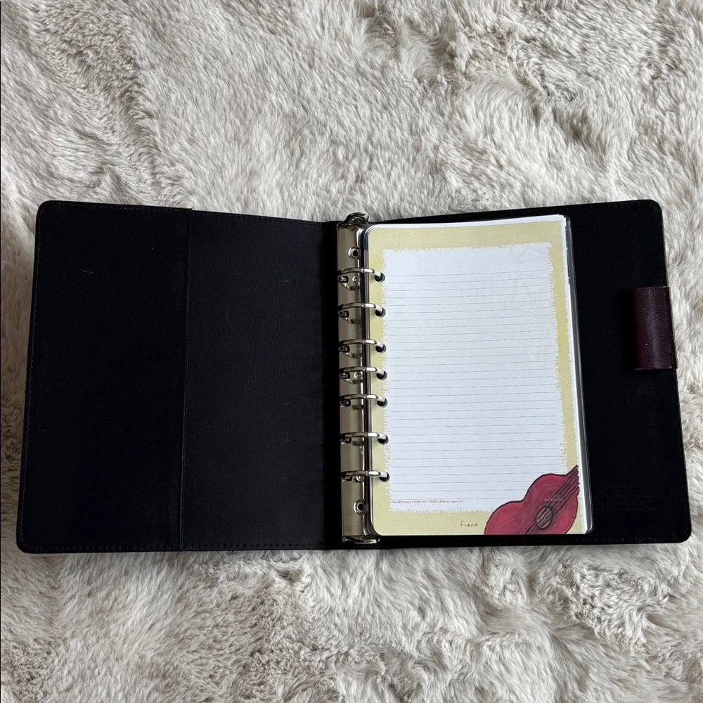 Franklin Covey Original Classic 7-Ring Starter Binder Burgundy Vintage‎ MCM